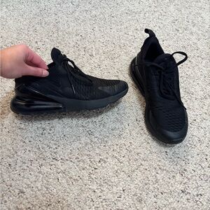 Nike Air Max 270 Black Athletic Shoes